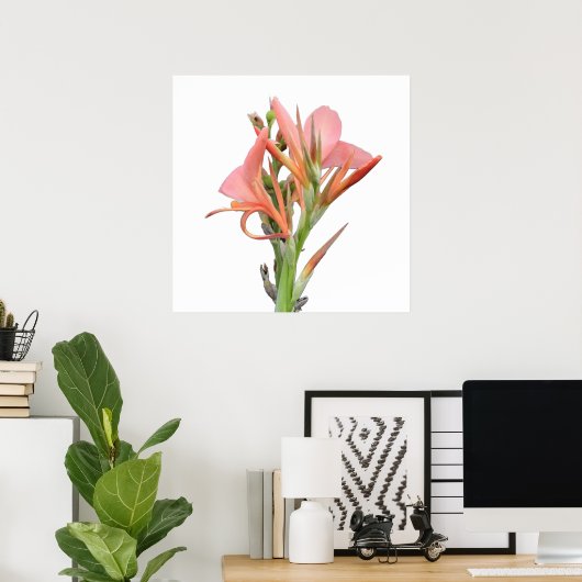 Lily Flower Poster (Thuiskantoor)