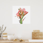 Lily Flower Poster (Keuken)