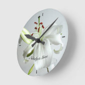 Lily Flower Ronde Klok (Hoek)