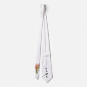 Lily Flower Stropdas (Achterkant)