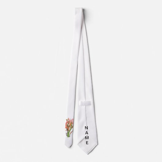 Lily Flower Stropdas (Achterkant)