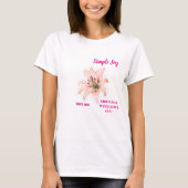 Lily Flower T-Shirt – Esthetisch bloemontwerp (Voorkant)
