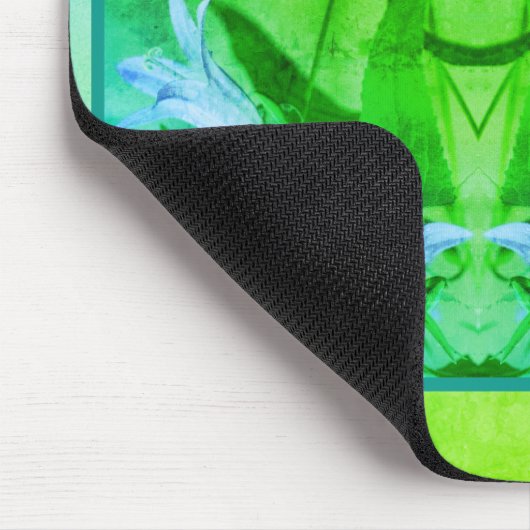 Lily Flowers Abstracte kleuren gepersonaliseerd Muismat (Hoek)