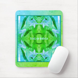 Lily Flowers Abstracte kleuren gepersonaliseerd Muismat