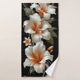 Lily Flowers Bad Handdoek