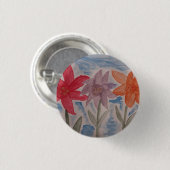 Lily Flowers Badge Ronde Button 3,2 Cm (Voorkant /achterkant)