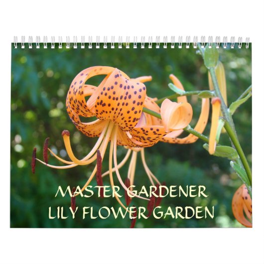 LILY FLOWERS CALENDARS Master Gardener-cadeautjes Kalender (Hoes)