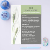 Lily Flowers, Funeral Home, Directors Flyer (Enkel)