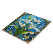 Lily Flowers in bloemontwerp Tegeltje (Zijkant)