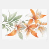 Lily Flowers Inpakpapier Vel (Voorkant 3)