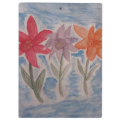 Lily Flowers Klembord (Achterkant)