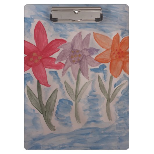 Lily Flowers Klembord (Voorkant)