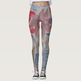 Lily Flowers Leggings
