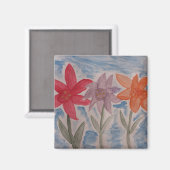 Lily Flowers Magnet (Voorkant / Achterkant)