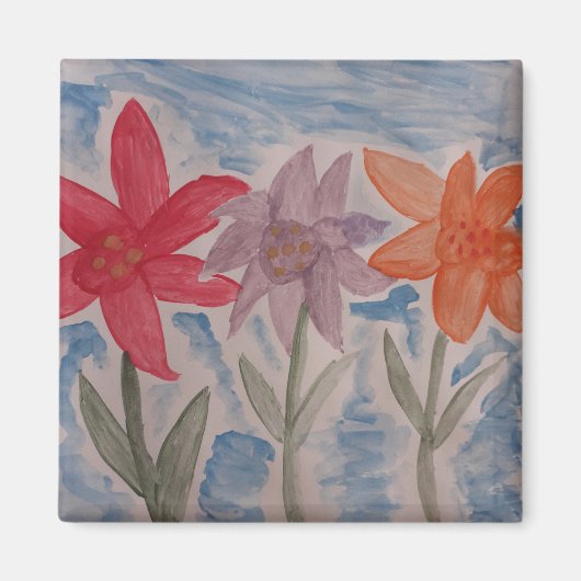 Lily Flowers Magnet (Voorkant)