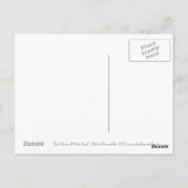 Lily Flowers Palm Leaf, Spring Floral Art Painting Briefkaart (Achterkant)