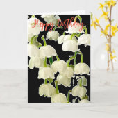 LILY FLOWERS PHOTO BIRTHDAY CARD KAART (Gele Bloem)