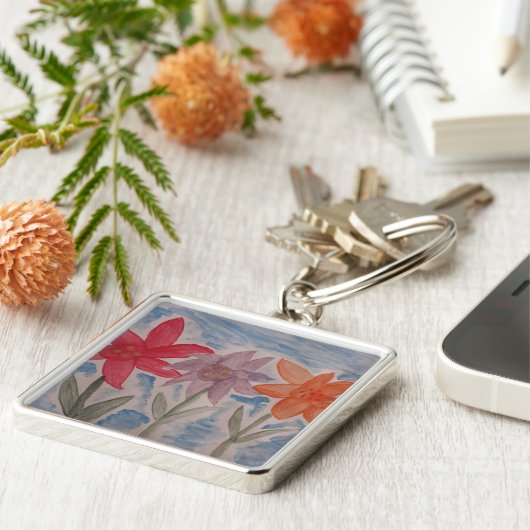 Lily Flowers Sleutelhanger (Zijkant)