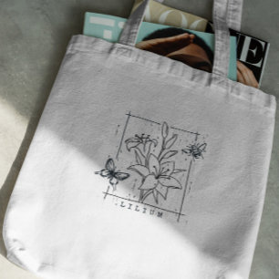 Lily Flowers Tote Bag