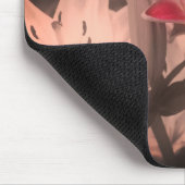 Lily Flowers  zwart en wit Muismat (Hoek)