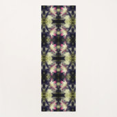 Lily Flowers Zwart-wit Gedeeltelijk Abstract Yogamat (Voorkant)