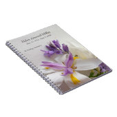 Lily, freesias en scilla bloemen notitieboek (Rechterzijde)