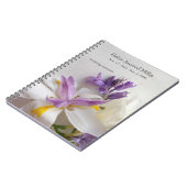 Lily, freesias en scilla bloemen notitieboek (Linkerzijde)