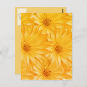 Lily gele klas briefkaart (Voorkant / Achterkant)