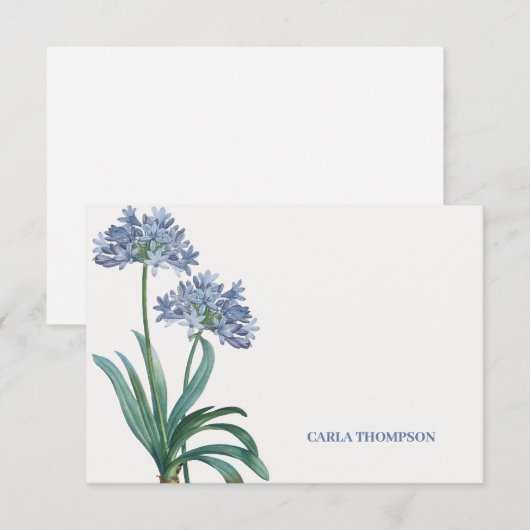 Lily gepersonaliseerd briefpapier (Voorkant / Achterkant)