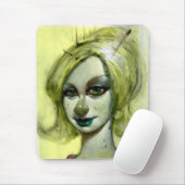 "Lily Green" Mousepad Muismat (Met muis)