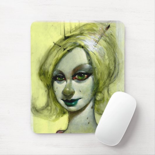 "Lily Green" Mousepad Muismat (Met muis)