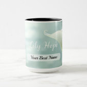 Lily Hope Curve Mug Custom Mok (Midden)