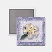 Lily in Canvas Lijst Magneet (Voorkant / Achterkant)
