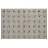 Lily Ink Art Pattern Linen Stof (Fat Quarter)