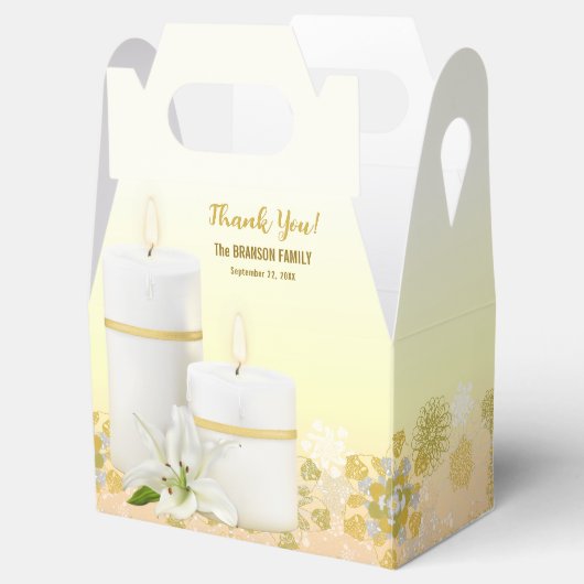 Lily Kaars Bedankdoosjes (Geopend)