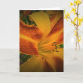 Lily, kaart (Gele Bloem)