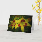 Lily, kaart (Gele Bloem)