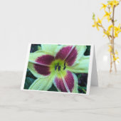 Lily, kaart (Gele Bloem)