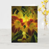 Lily, kaart (Gele Bloem)