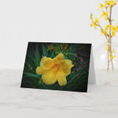Lily, kaart (Gele Bloem)