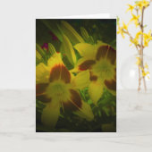 Lily, kaart (Gele Bloem)