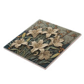 Lily - Kunst en ambachten Keramische Tegel Tegeltje (Zijkant)