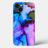 Lily Lake Abstract Waterverf Hoesje-Mate iPhone Ca Case-Mate iPhone Case (Achterkant)