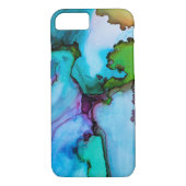 Lily Lake Abstracte Waterverf Case-Mate iPhone Case (Achterkant)