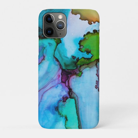 Lily Lake Abstracte Waterverf Case-Mate iPhone Case (Achterkant)