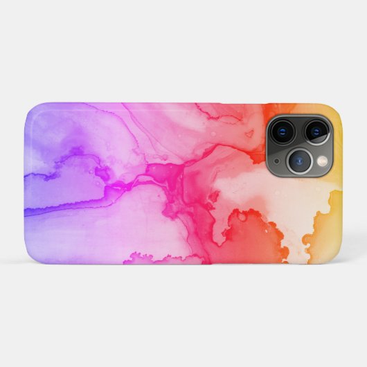Lily Lake Abstracte Waterverf Case-Mate iPhone Case (Achterkant (horizontaal))