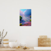 Lily Lake, Haven van Roze Beauty Poster (Keuken)