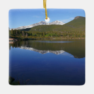 Lily Lake in Rocky Mountain National Park Keramisch Ornament