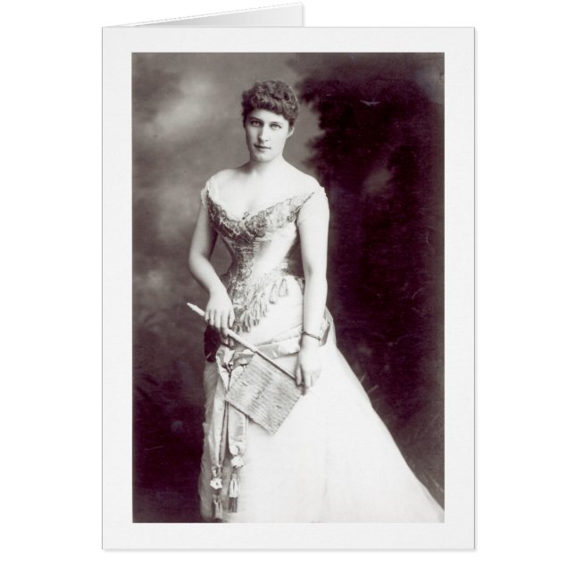 Lily Langtry (1853-1929) treedt op bij Haymark (Voorkant)