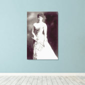 Lily Langtry (1853-1929) treedt op bij Haymark Canvas Afdruk (Insitu (Houten vloer))